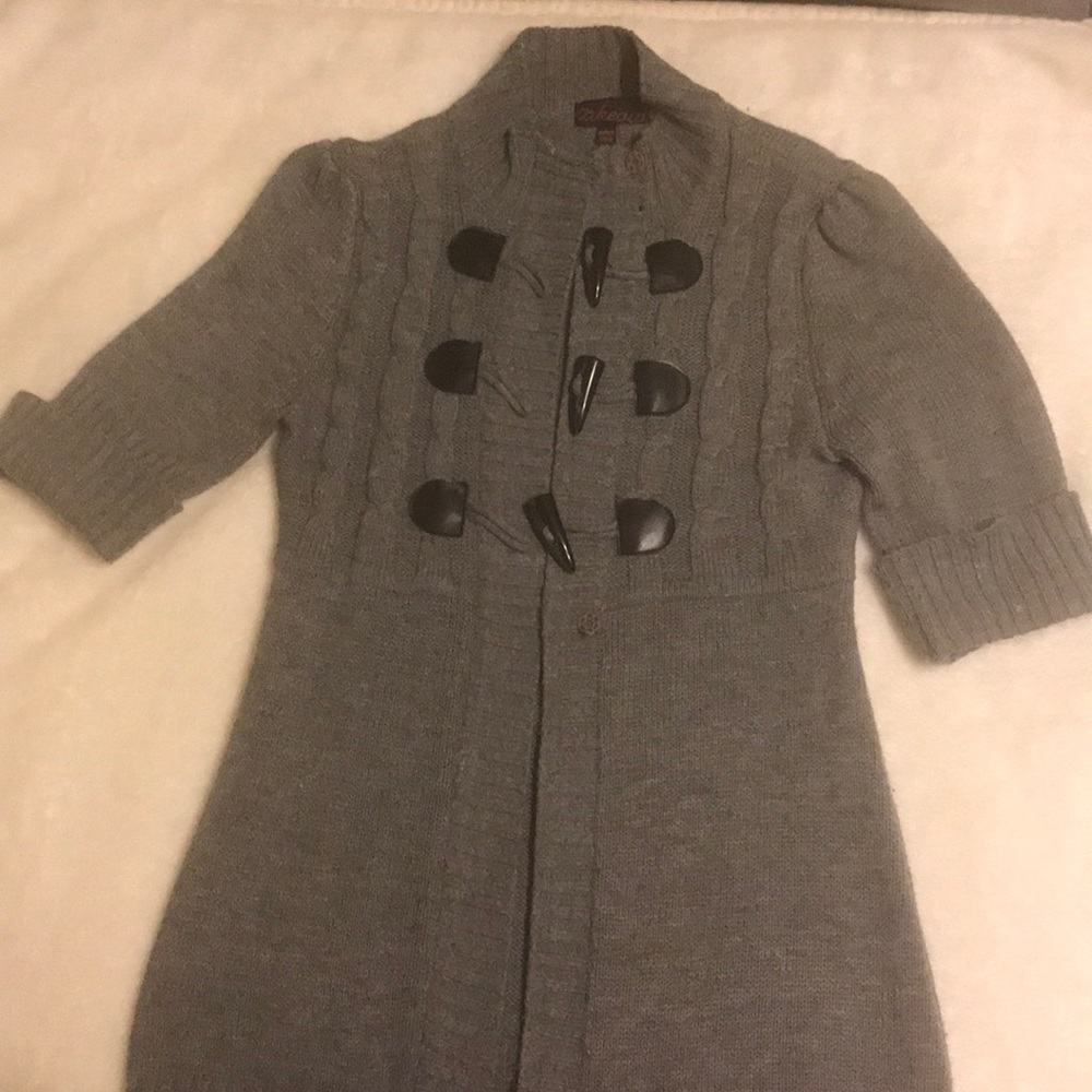 Short sleeve cardigan